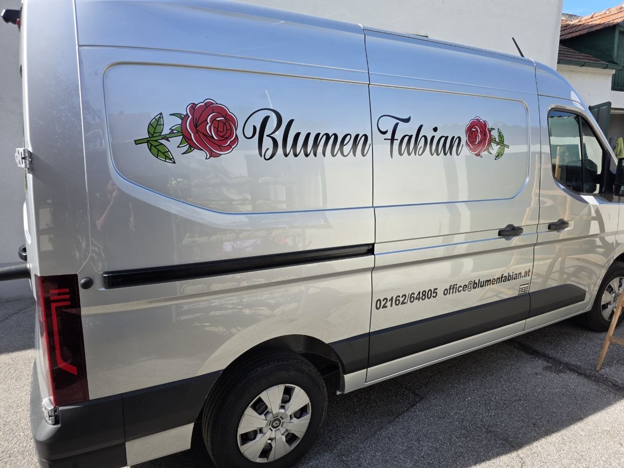 Autobeklebung Blumen Fabian